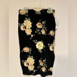 Ardene floral pencil skirt - Small